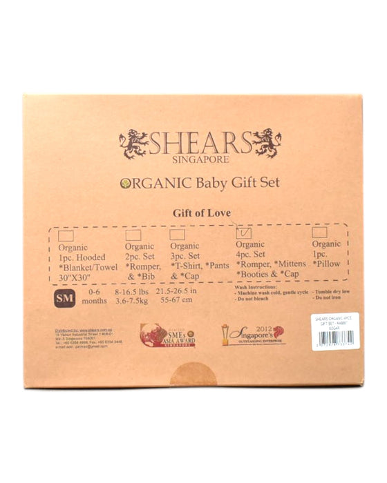 A Beige Gift Sets from Shears in size 0-3M for boy. (Back View)