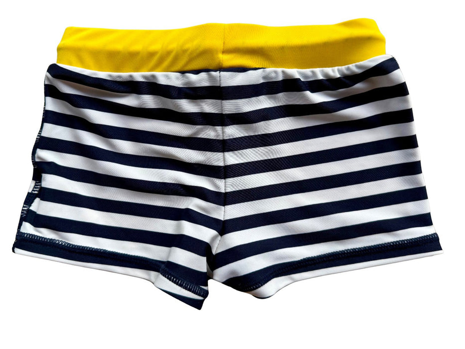 A Navy Swim Shorts from Seed in size 3T for boy. (Back View)
