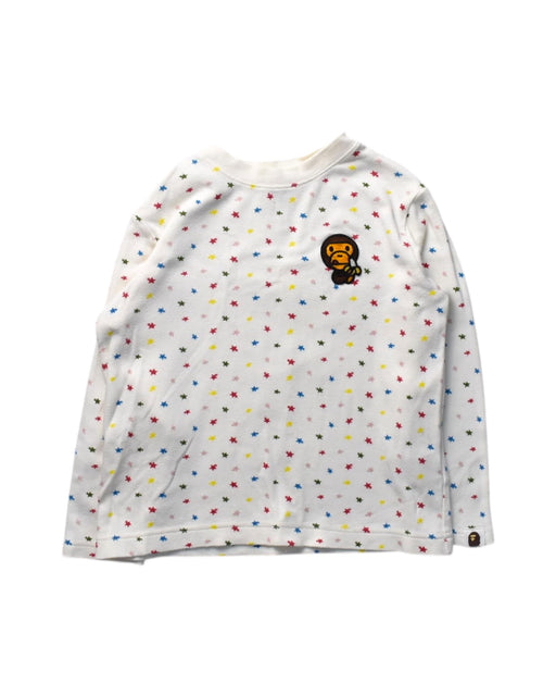 A Multicolour Long Sleeve T Shirts from BAPE KIDS in size 2T for girl. (Front View)