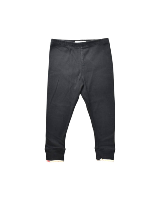 A Black Leggings from Burberry in size 12-18M for girl. (Front View)