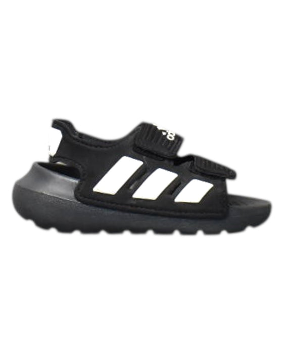A Black Sandals from Adidas in size 18-24M for boy. (Front View)