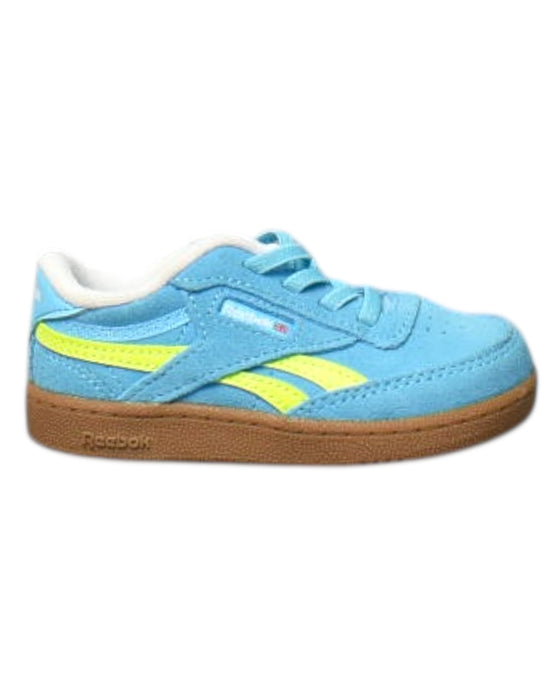A Blue Sneakers from Reebok in size 18-24M for boy. (Front View)