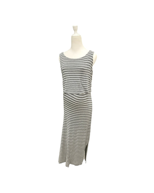 A Grey Sleeveless Dresses from Seraphine in size Maternity-XS for maternity. (Front View)