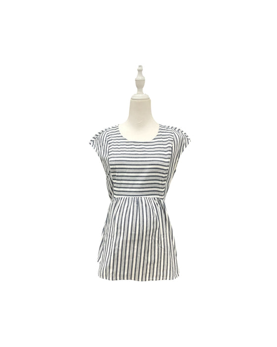 A Black Short Sleeve Tops from Seraphine in size Maternity-XS for maternity. (Front View)