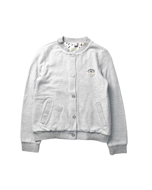 A Grey Lightweight Jackets from Kenzo in size 8Y for girl. (Front View)
