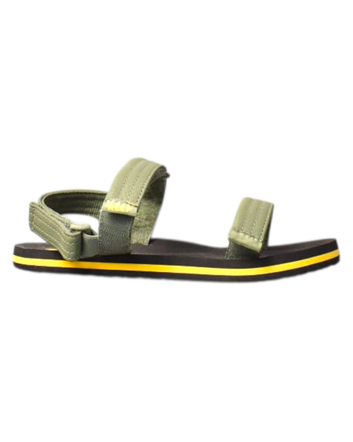 A Green Sandals from Reef in size 12Y for boy. (Front View)