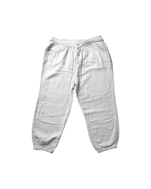 A White Casual Pants from Mothercare in size 4T for boy. (Front View)