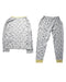 A White Pyjama Sets from Petit Bateau in size 8Y for boy. (Back View)