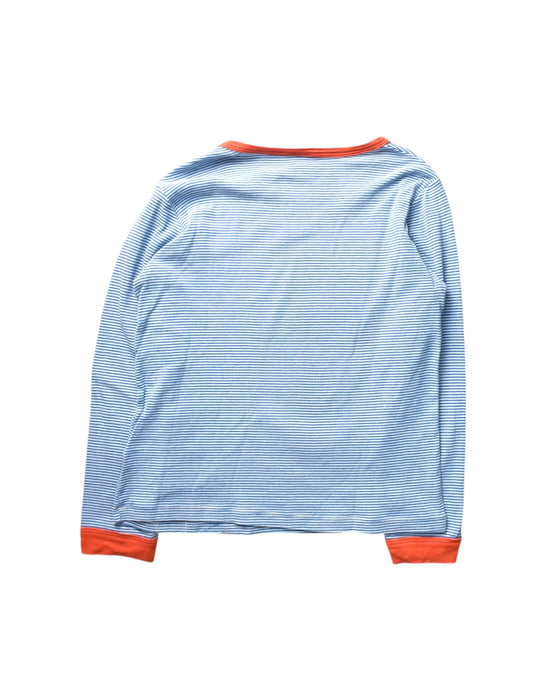A Blue Long Sleeve T Shirts from Petit Bateau in size 8Y for boy. (Back View)