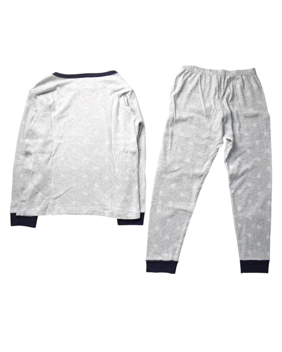 A Grey Pyjama Sets from Petit Bateau in size 8Y for boy. (Back View)
