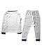 A Grey Pyjama Sets from Petit Bateau in size 8Y for boy. (Back View)