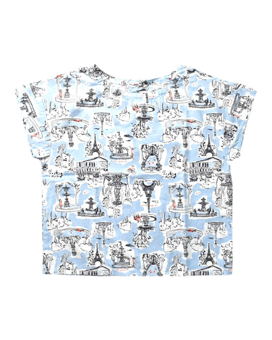 A Multicolour Short Sleeve Tops from Petit Bateau in size 4T for girl. (Front View)