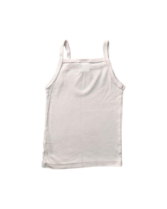 A Ivory Sleeveless Tops from Petit Bateau in size 3T for girl. (Back View)