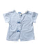A White Short Sleeve Tops from Chateau de Sable in size 4T for girl. (Back View)
