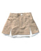 A Beige Short Skirts from Gentle Littlewoman in size 2T for girl. (Front View)