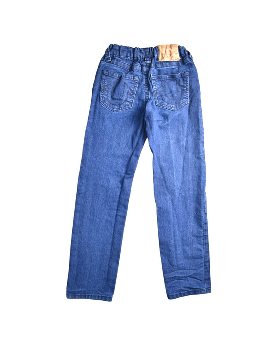 A Blue Jeans from True Religion in size 8Y for boy. (Back View)