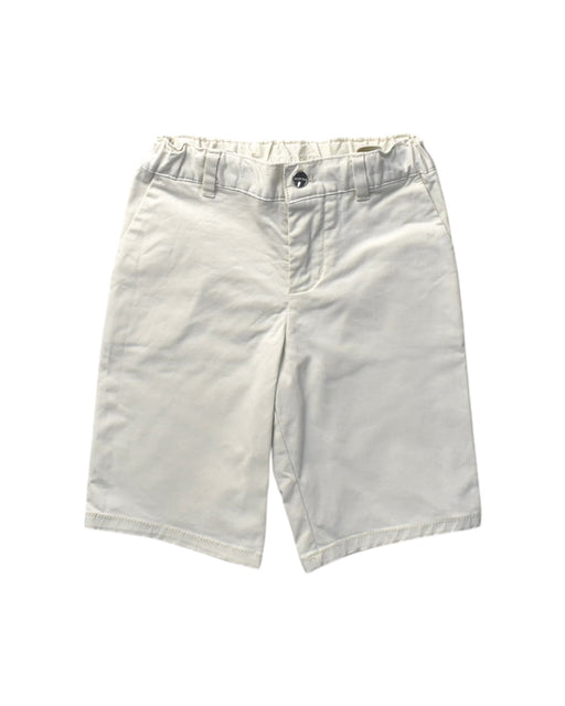 A White Shorts from Jacadi in size 5T for boy. (Front View)