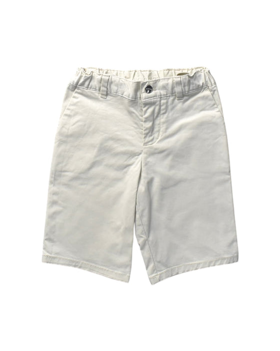 A White Shorts from Jacadi in size 5T for boy. (Front View)
