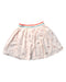 A White Short Skirts from Gingersnaps in size 10Y for girl. (Back View)