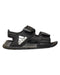 A Black Sandals from Adidas in size 4T for boy. (Front View)