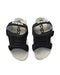 A Black Sandals from Adidas in size 4T for boy. (Back View)