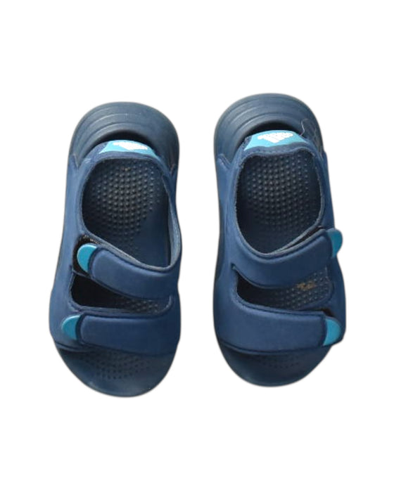 A Blue Sandals from Adidas in size 18-24M for boy. (Back View)