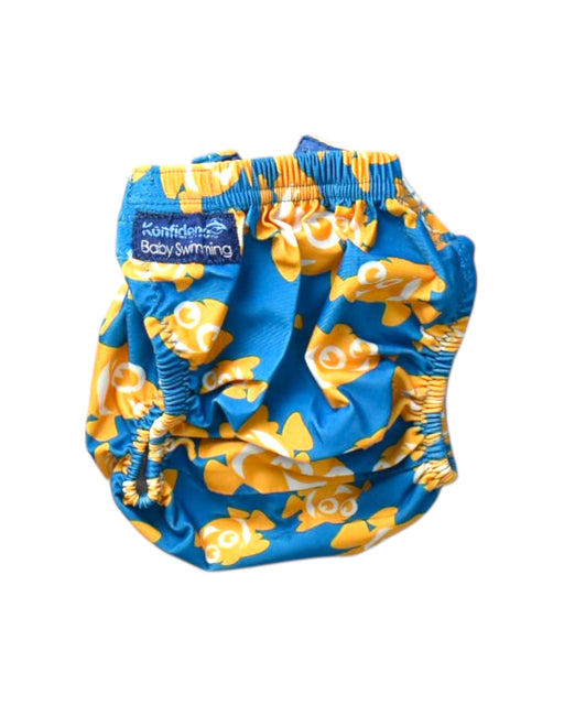 A Blue Swim Diapers from Konfidence in size O/S for boy. (Front View)