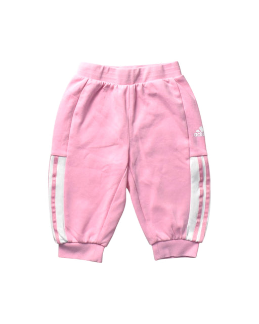 A Pink Sweatpants from Adidas in size 4T for girl. (Front View)