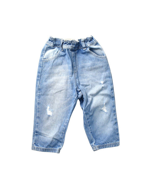 A Blue Jeans from Gentle Littlewoman in size 3T for girl. (Front View)