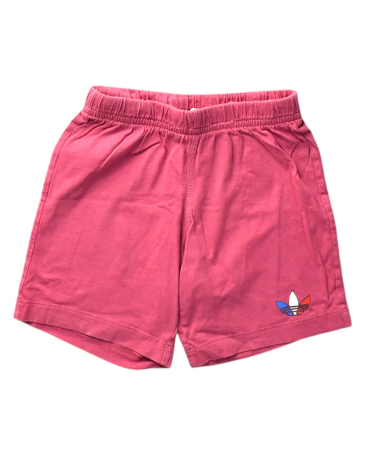 A Pink Shorts from Adidas in size 4T for girl. (Front View)