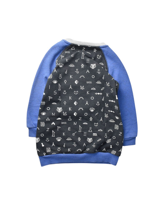 A Black Crewneck Sweatshirts from Kenzo in size 4T for boy. (Back View)