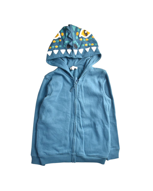 A Blue Hooded Sweatshirts from Du Pareil au même in size 8Y for boy. (Front View)