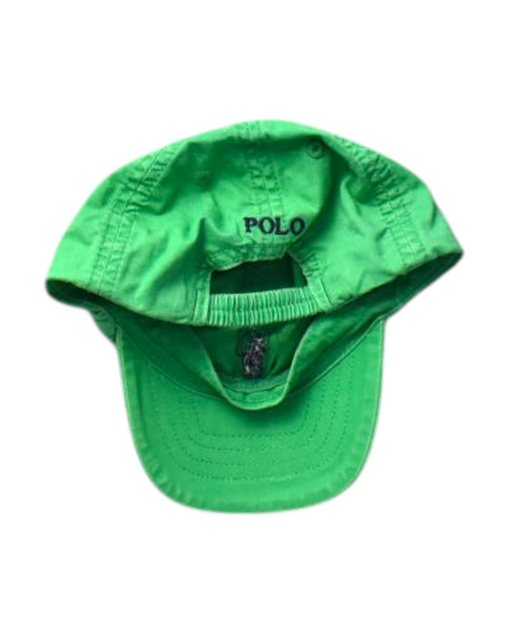 A Green Caps from Polo Ralph Lauren in size 3-6M for boy. (Back View)