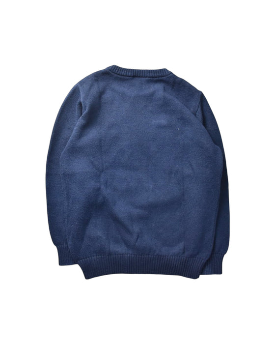 A Navy Crewneck Sweatshirts from Seed in size 4T for boy. (Back View)