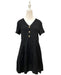 A Black Short Sleeve Dresses from Dear in size Maternity-S for maternity. (Front View)