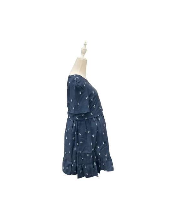 A Navy Short Sleeve Tops from Jump Eat Cry in size Maternity-S for maternity. (Back View)