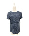 A Navy Short Sleeve Tops from Jump Eat Cry in size Maternity-S for maternity. (Front View)