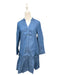 A Blue Long Sleeve Dresses from Jump Eat Cry in size Maternity-S for maternity. (Front View)