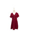 A Burgundy Short Sleeve Dresses from Dear in size Maternity-S for maternity. (Front View)