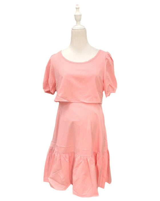 A Pink Dress Sets from Jump Eat Cry in size Maternity-S for maternity. (Front View)