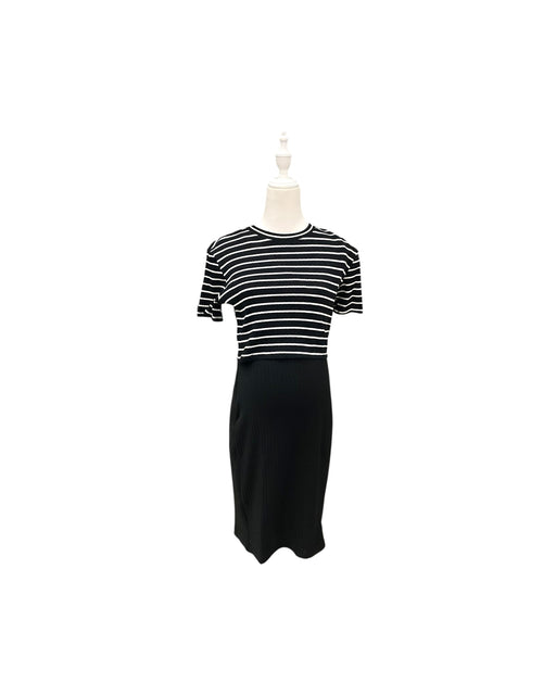 A Black Short Sleeve Dresses from Jump Eat Cry in size Maternity-S for maternity. (Front View)
