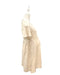 A Beige Short Sleeve Dresses from Dear in size Maternity-S for maternity. (Back View)