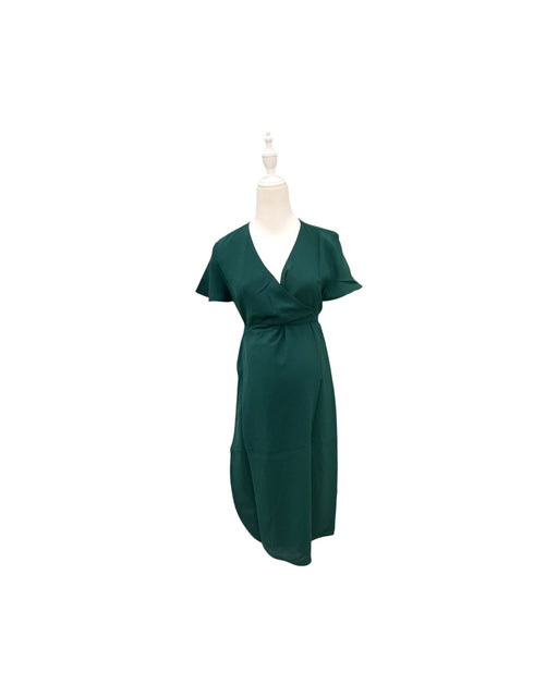 A Green Short Sleeve Dresses from Dear in size Maternity-S for maternity. (Front View)