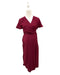 A Burgundy Short Sleeve Dresses from Dear in size Maternity-S for maternity. (Front View)