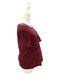 A Burgundy Short Sleeve Tops from Jump Eat Cry in size Maternity-S for maternity. (Back View)