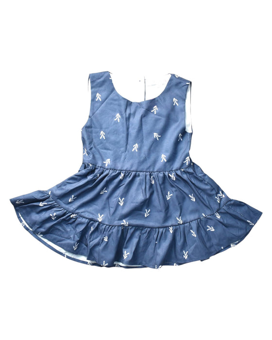 A Blue Sleeveless Dresses from Jump Eat Cry in size 18-24M for girl. (Front View)