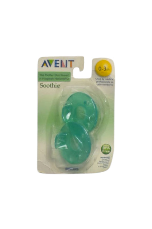 A Green Bibs from Philips Avent in size 0-3M for girl. (Front View)