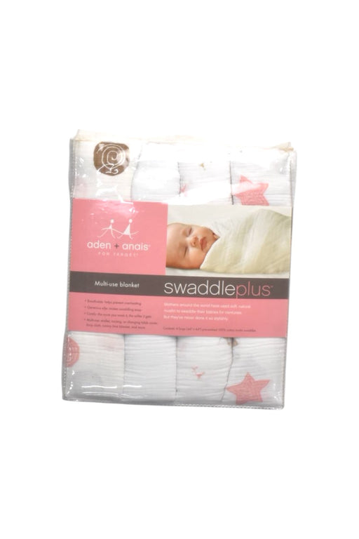 A White Swaddles from Aden & Anais in size Newborn for girl. (Front View)