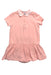A Pink Short Sleeve Dresses from Petit Bateau in size 2T for girl. (Front View)