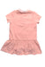 A Pink Short Sleeve Dresses from Petit Bateau in size 2T for girl. (Back View)